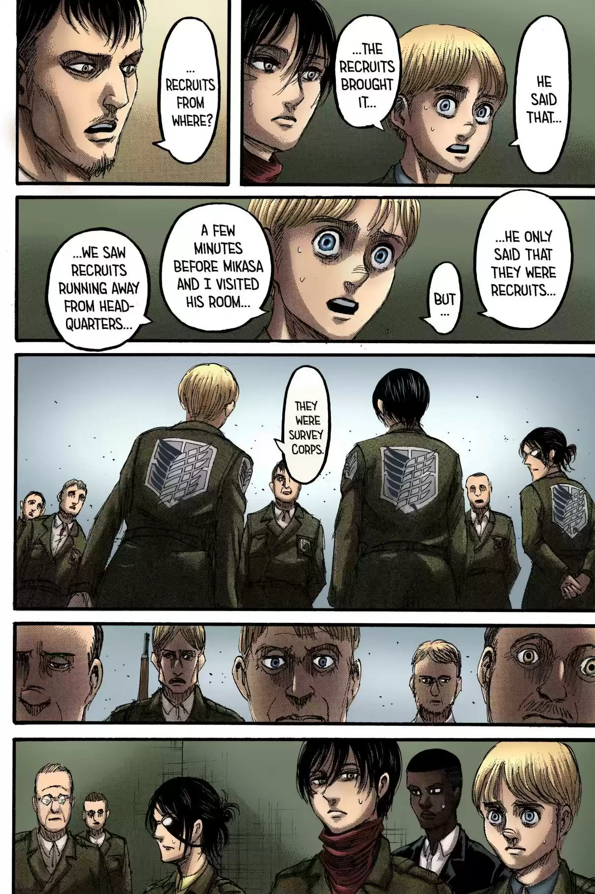 Shingeki no Kyojin (fan colored) Ch. 110 Counterfeit