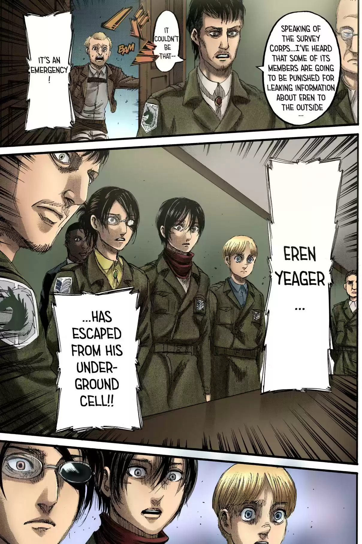 Shingeki no Kyojin (fan colored) Ch. 110 Counterfeit
