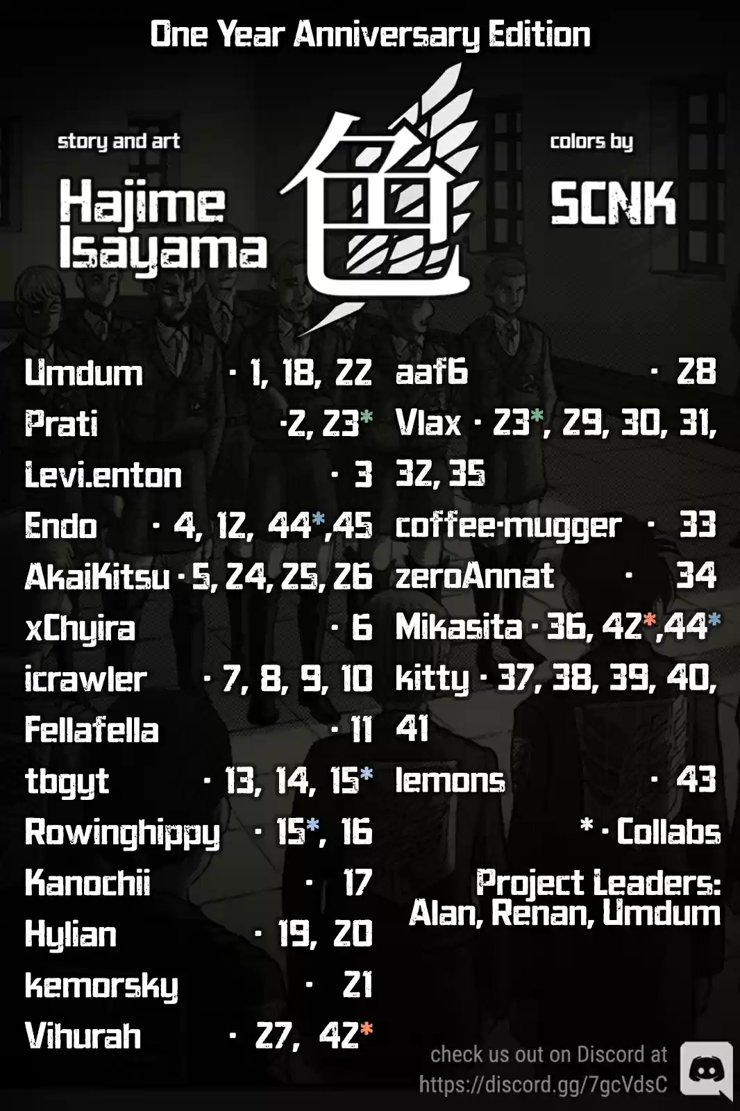 Shingeki no Kyojin (fan colored) Ch. 111 Children of the Forest