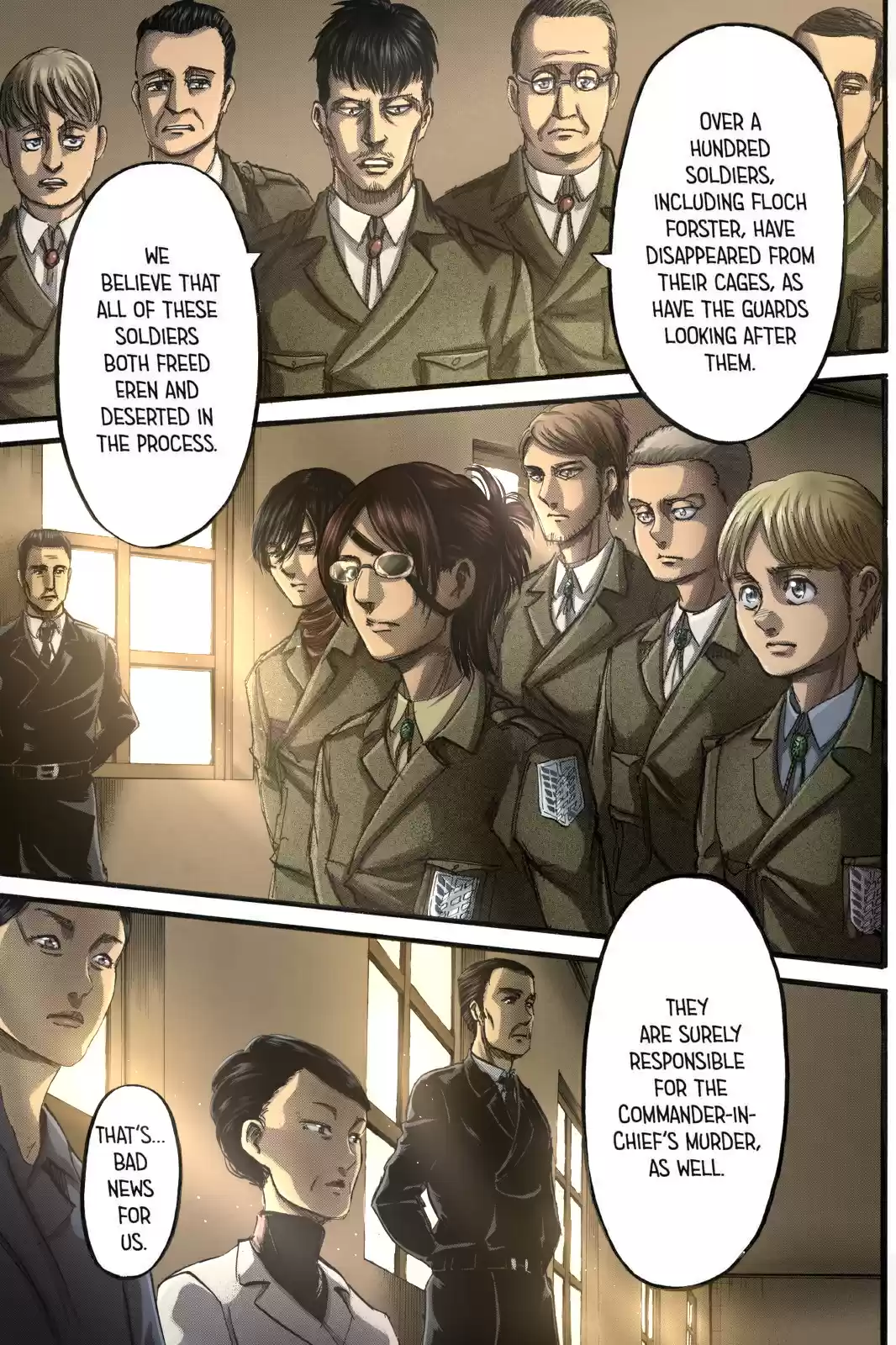 Shingeki no Kyojin (fan colored) Ch. 111 Children of the Forest