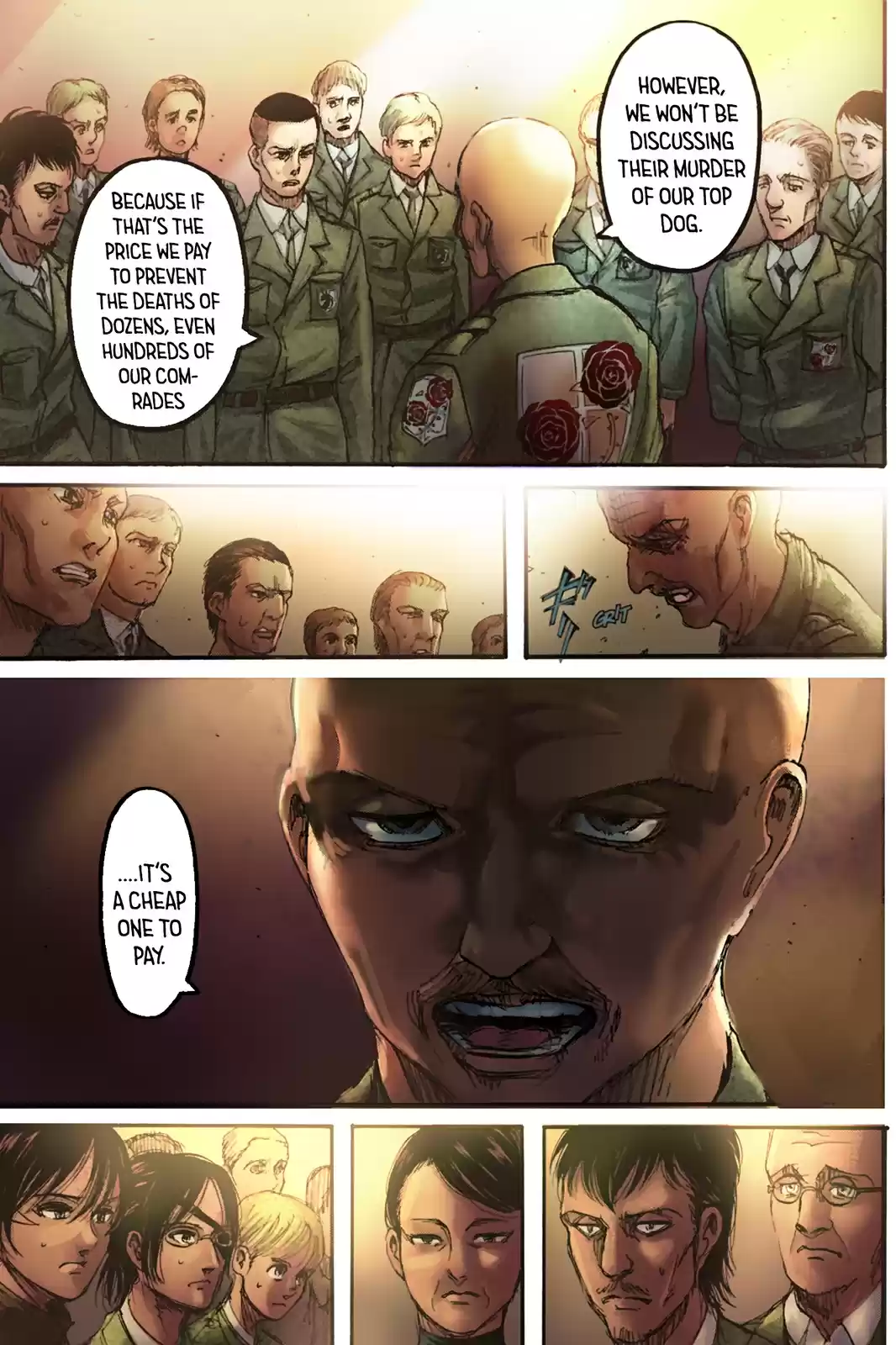 Shingeki no Kyojin (fan colored) Ch. 111 Children of the Forest