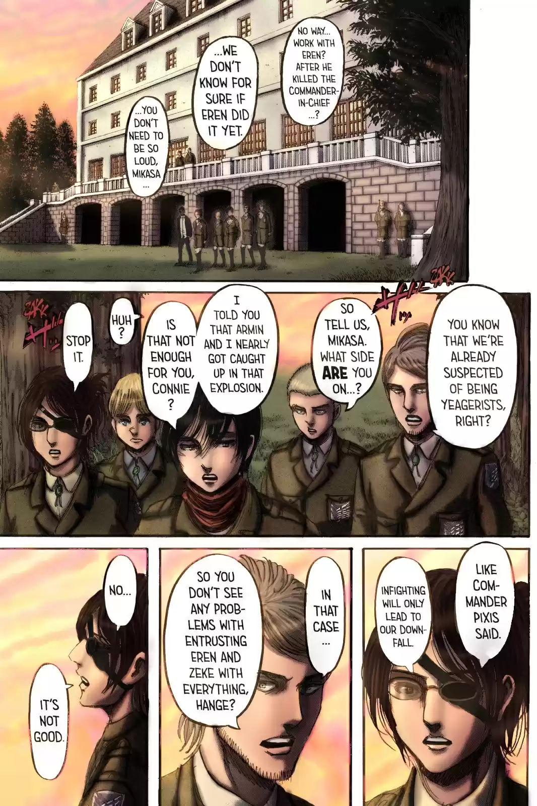 Shingeki no Kyojin (fan colored) Ch. 111 Children of the Forest
