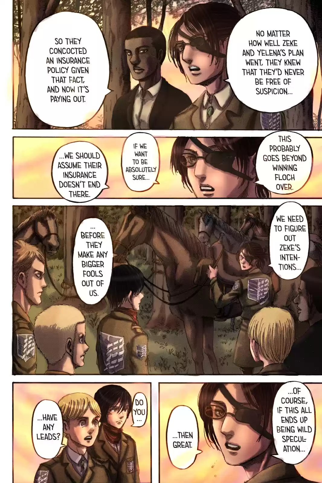 Shingeki no Kyojin (fan colored) Ch. 111 Children of the Forest