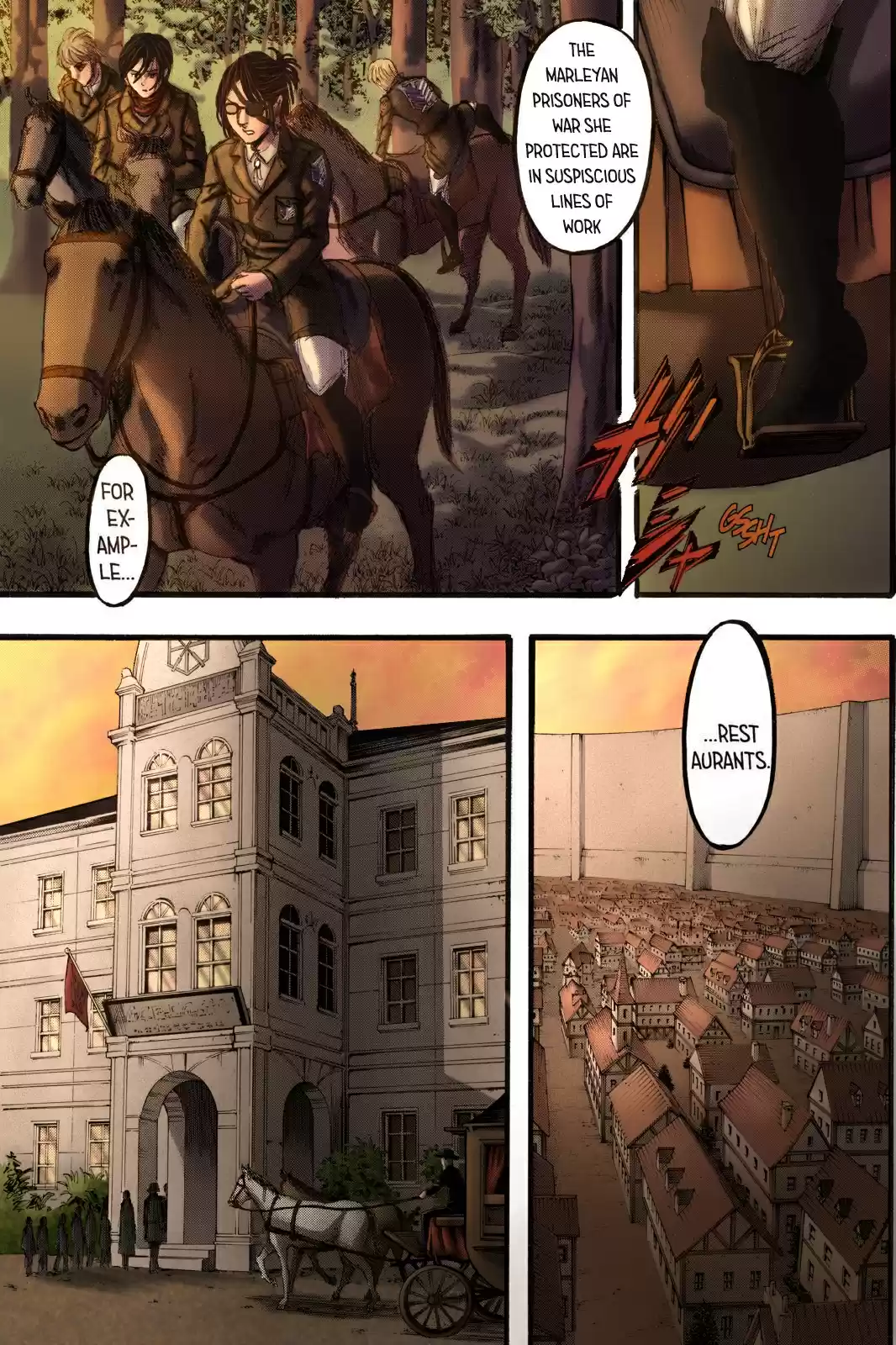 Shingeki no Kyojin (fan colored) Ch. 111 Children of the Forest