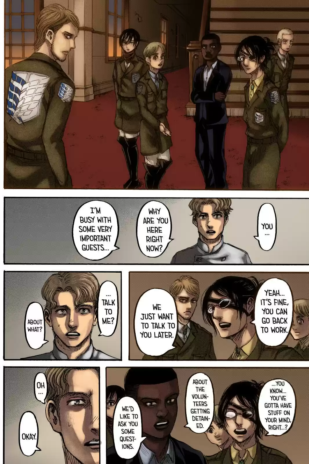 Shingeki no Kyojin (fan colored) Ch. 111 Children of the Forest
