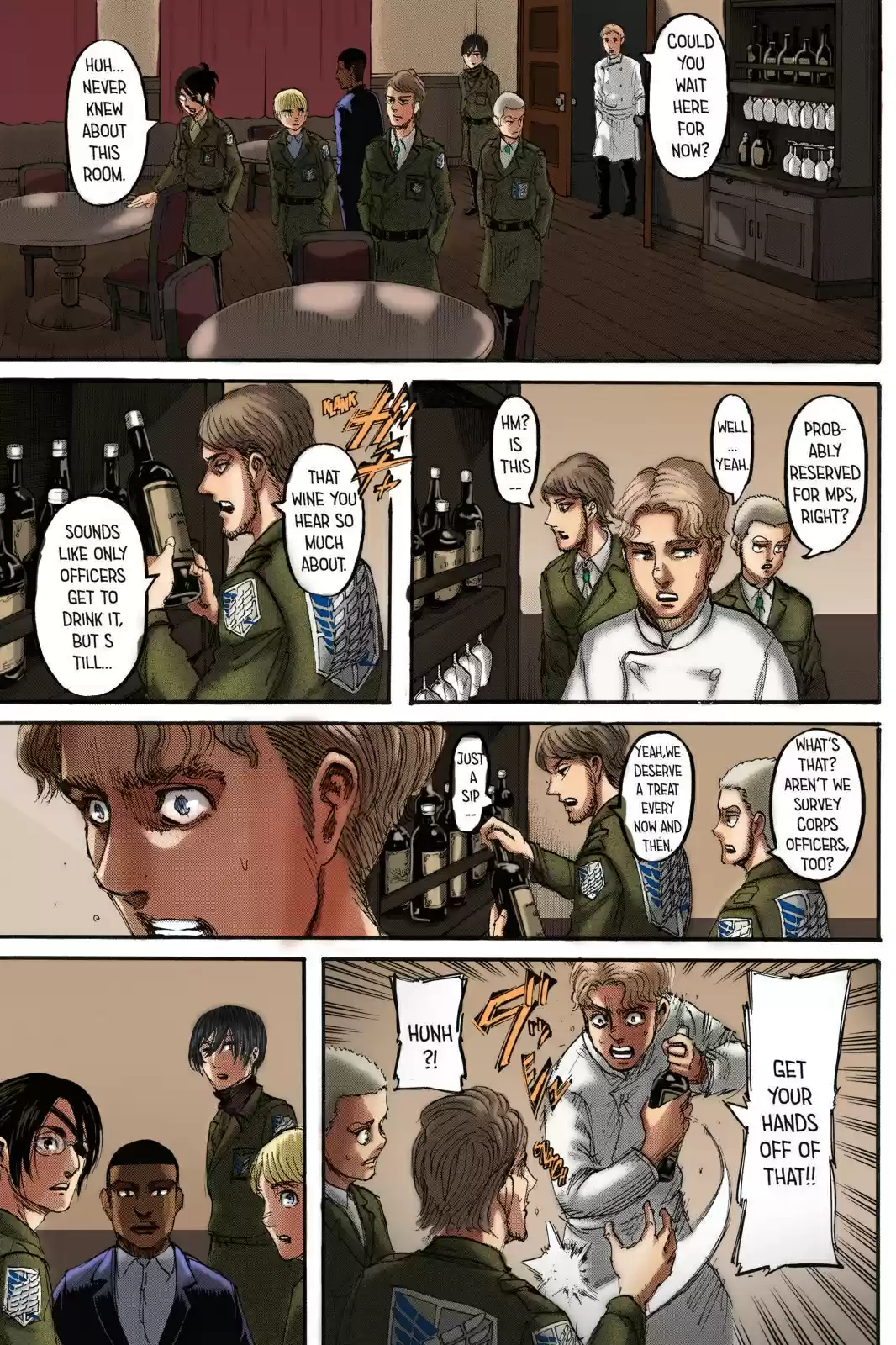Shingeki no Kyojin (fan colored) Ch. 111 Children of the Forest