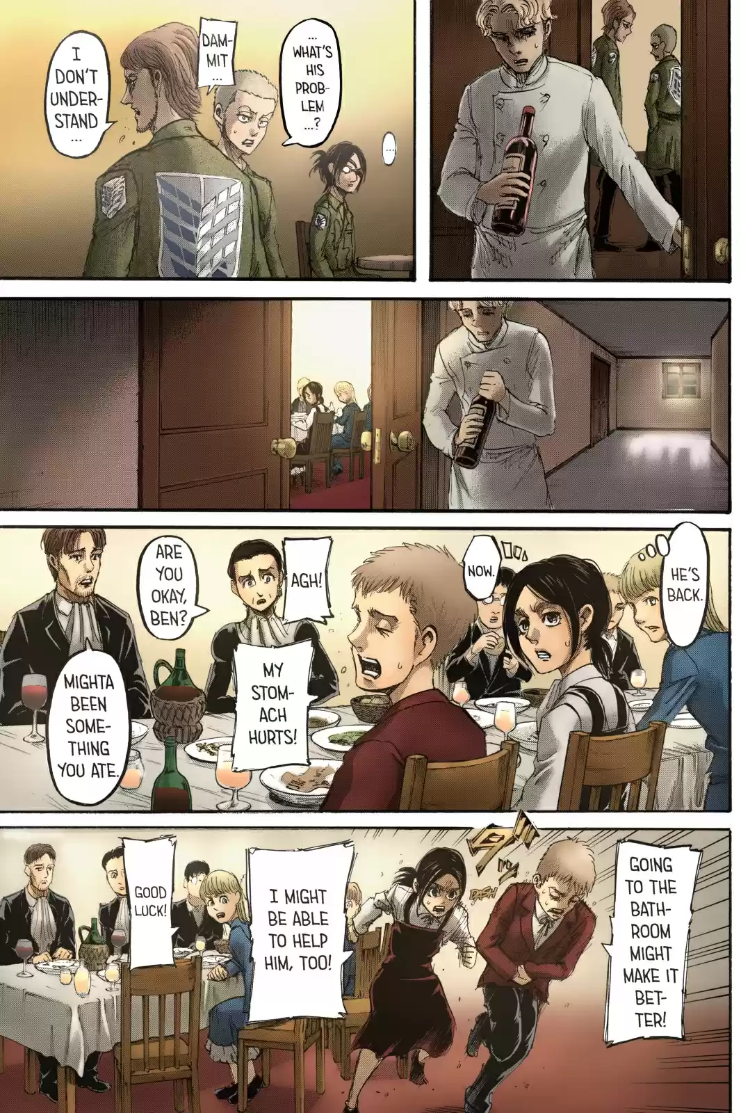 Shingeki no Kyojin (fan colored) Ch. 111 Children of the Forest
