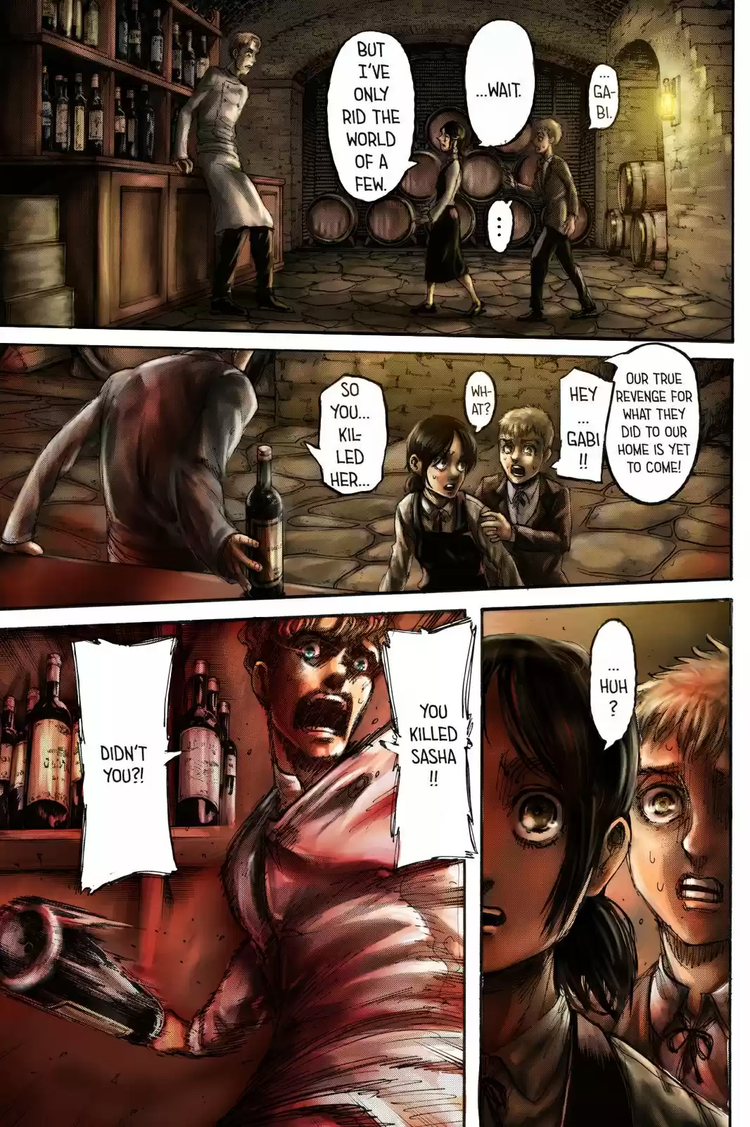 Shingeki no Kyojin (fan colored) Ch. 111 Children of the Forest