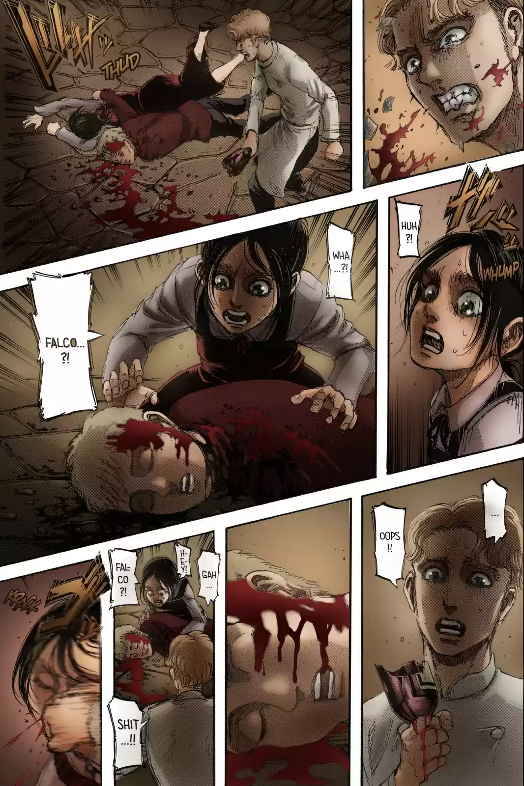 Shingeki no Kyojin (fan colored) Ch. 111 Children of the Forest