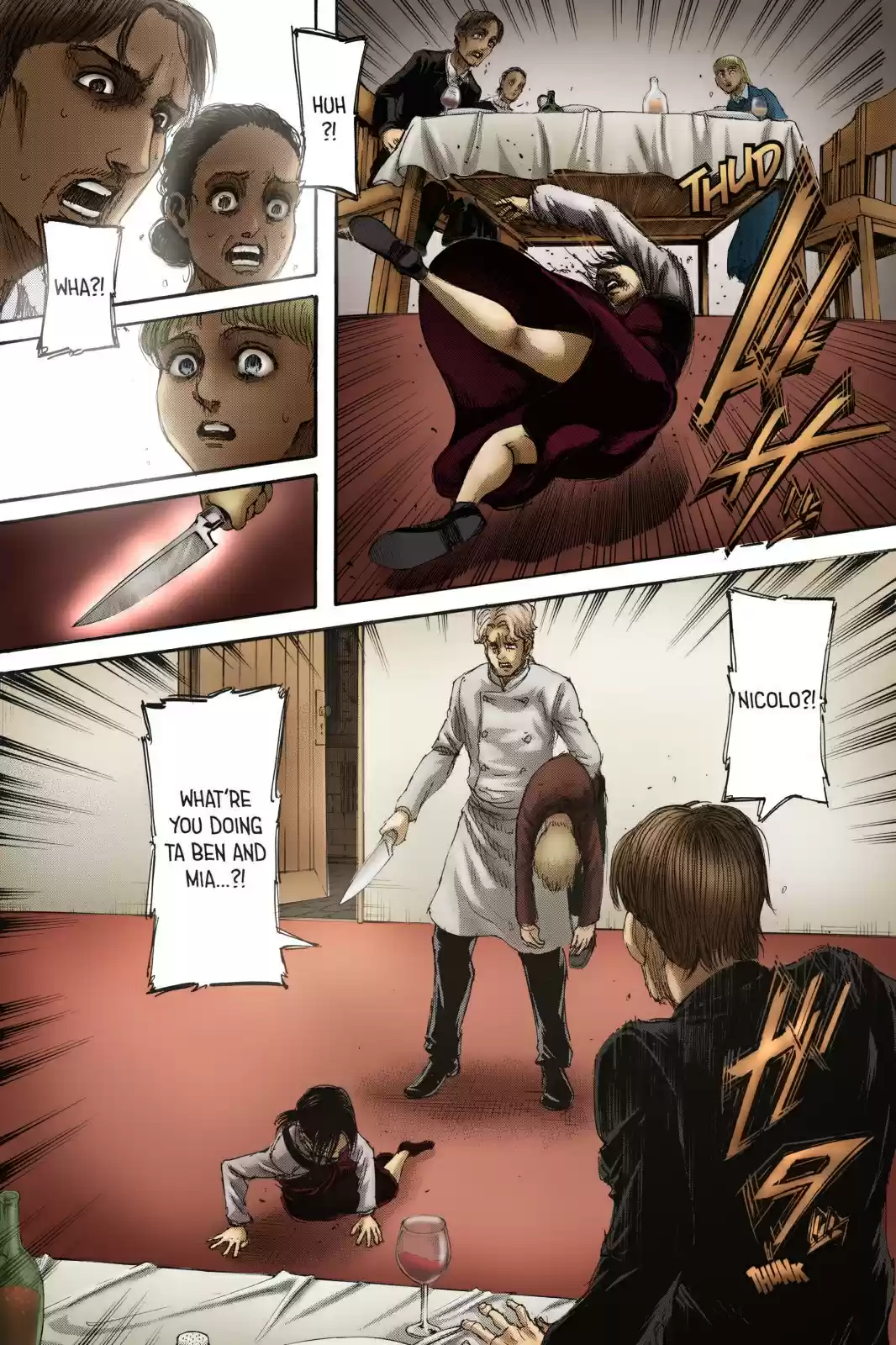 Shingeki no Kyojin (fan colored) Ch. 111 Children of the Forest