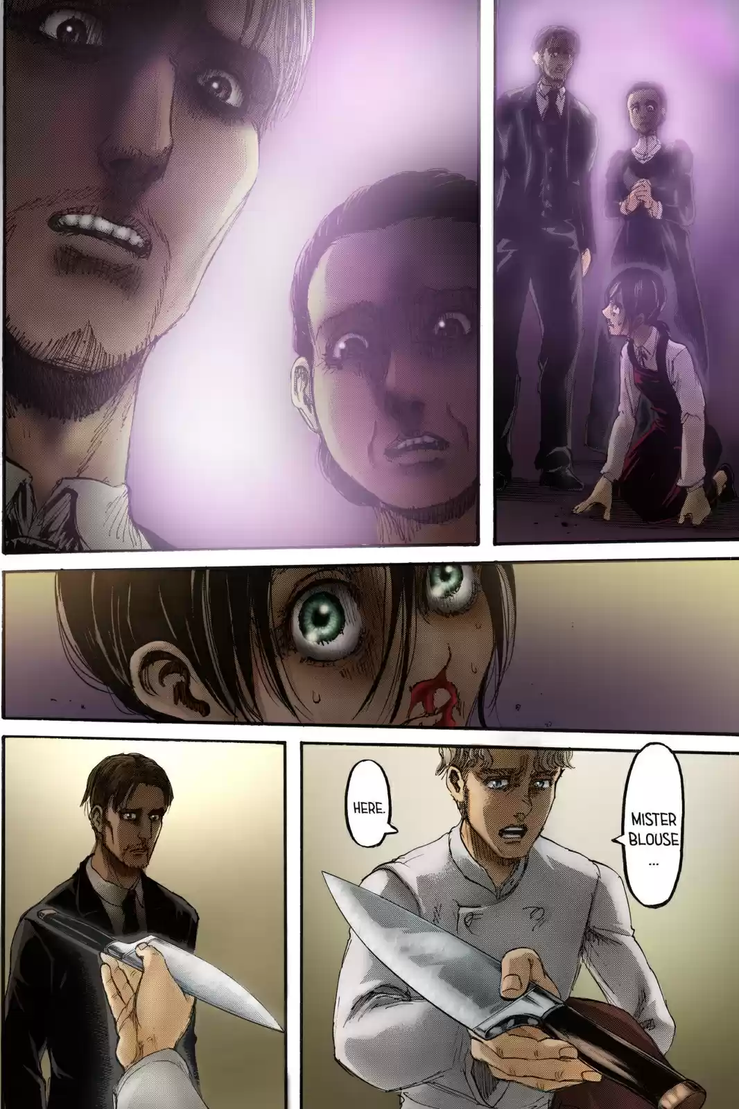Shingeki no Kyojin (fan colored) Ch. 111 Children of the Forest