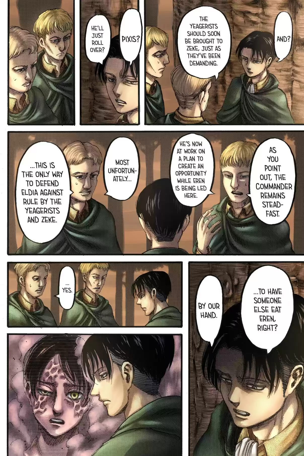Shingeki no Kyojin (fan colored) Ch. 112 Ignorance