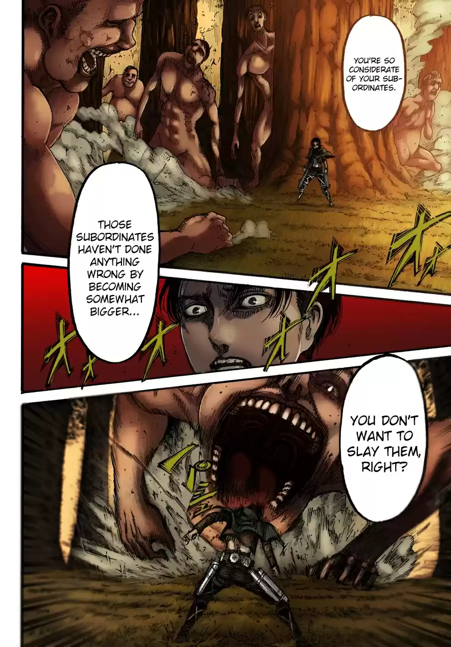 Shingeki no Kyojin (fan colored) Ch. 113 Violence