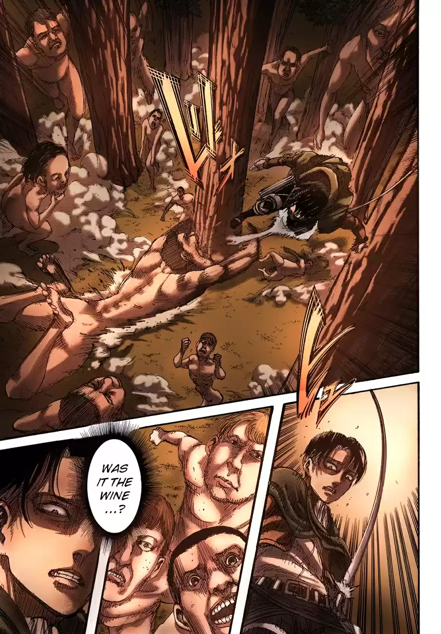Shingeki no Kyojin (fan colored) Ch. 113 Violence