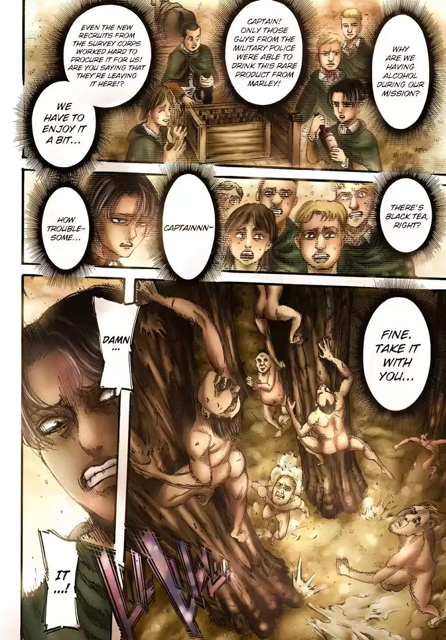 Shingeki no Kyojin (fan colored) Ch. 113 Violence