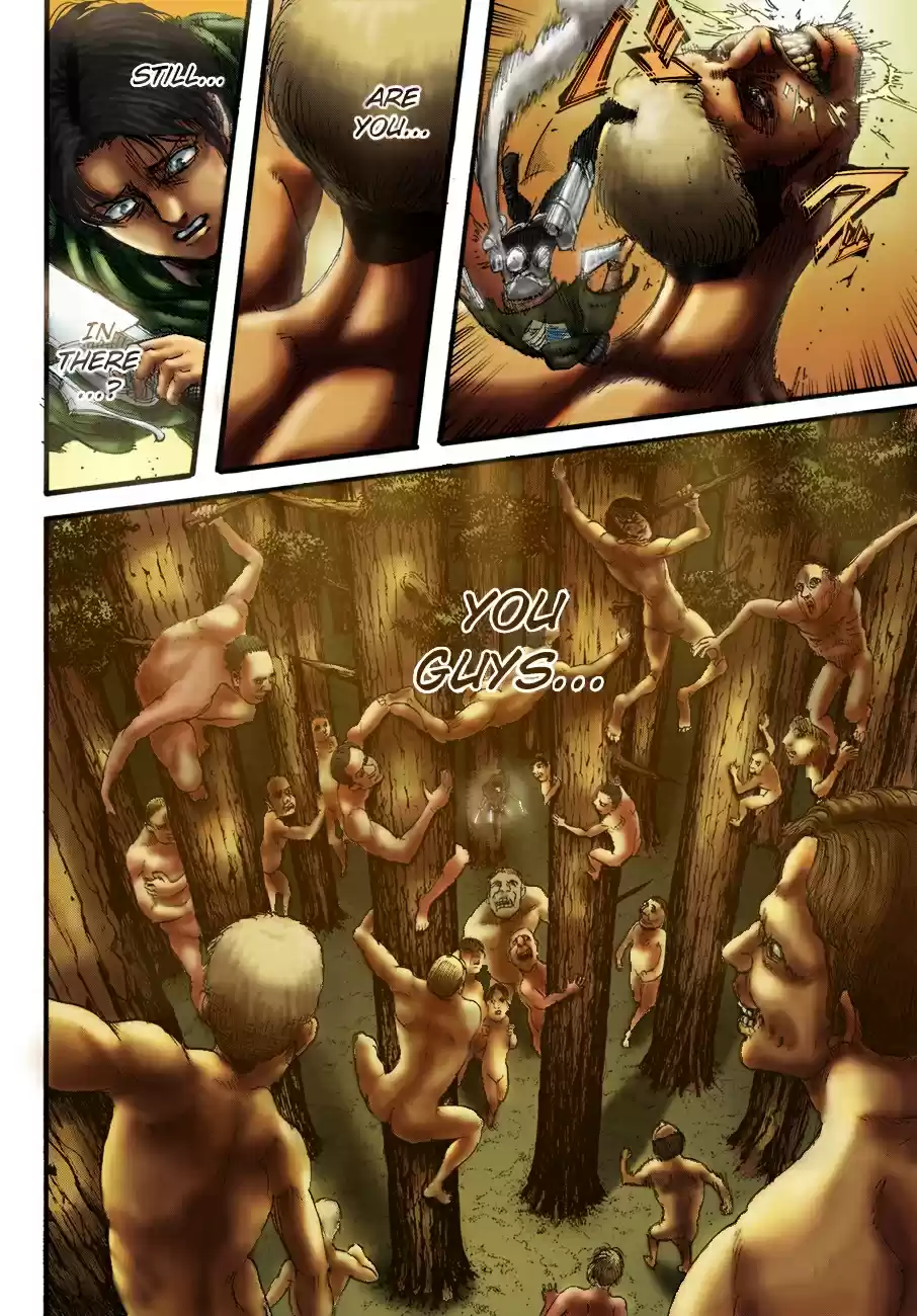 Shingeki no Kyojin (fan colored) Ch. 113 Violence