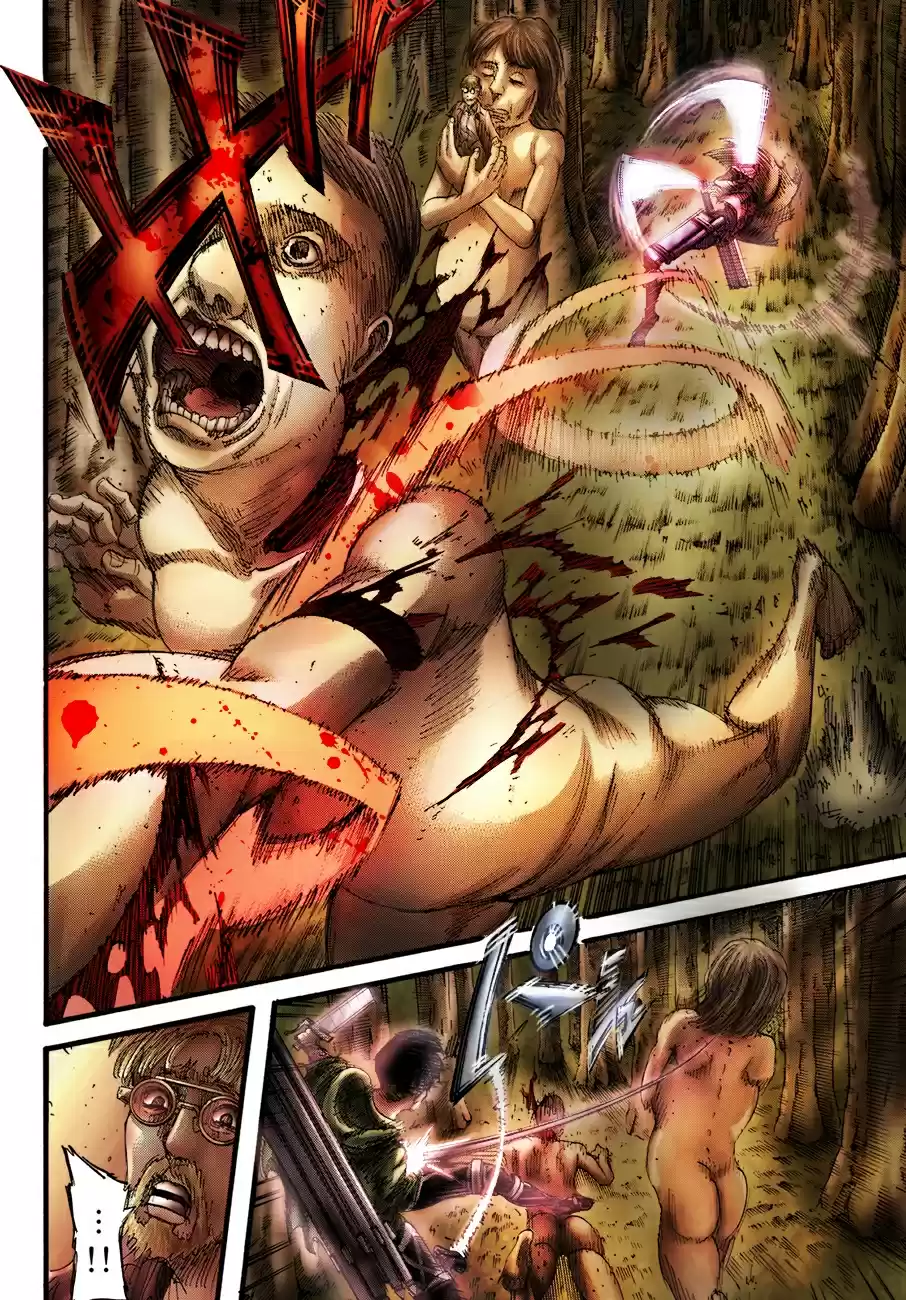 Shingeki no Kyojin (fan colored) Ch. 113 Violence