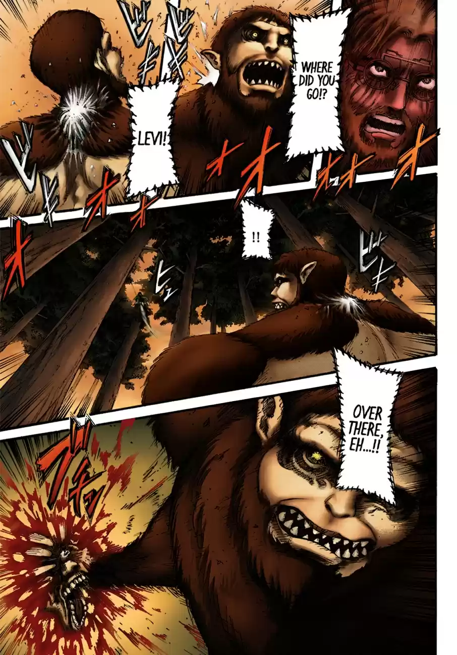 Shingeki no Kyojin (fan colored) Ch. 113 Violence