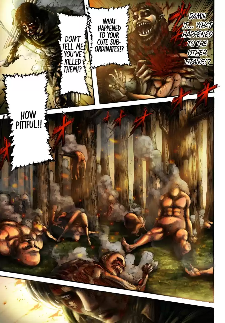 Shingeki no Kyojin (fan colored) Ch. 113 Violence