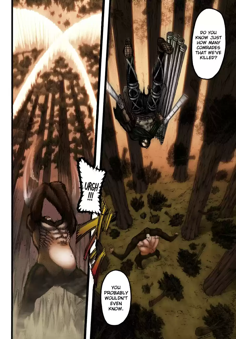 Shingeki no Kyojin (fan colored) Ch. 113 Violence