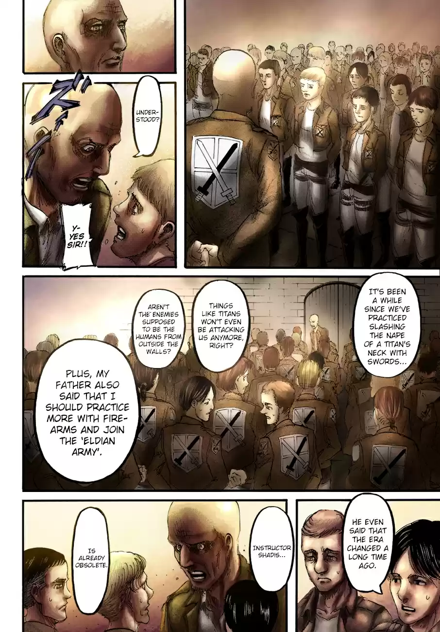Shingeki no Kyojin (fan colored) Ch. 113 Violence