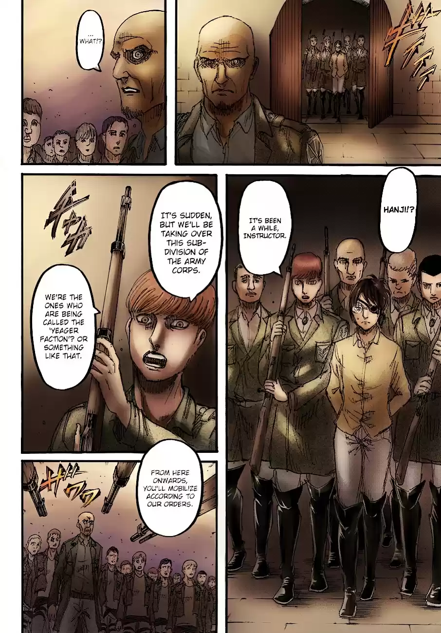 Shingeki no Kyojin (fan colored) Ch. 113 Violence