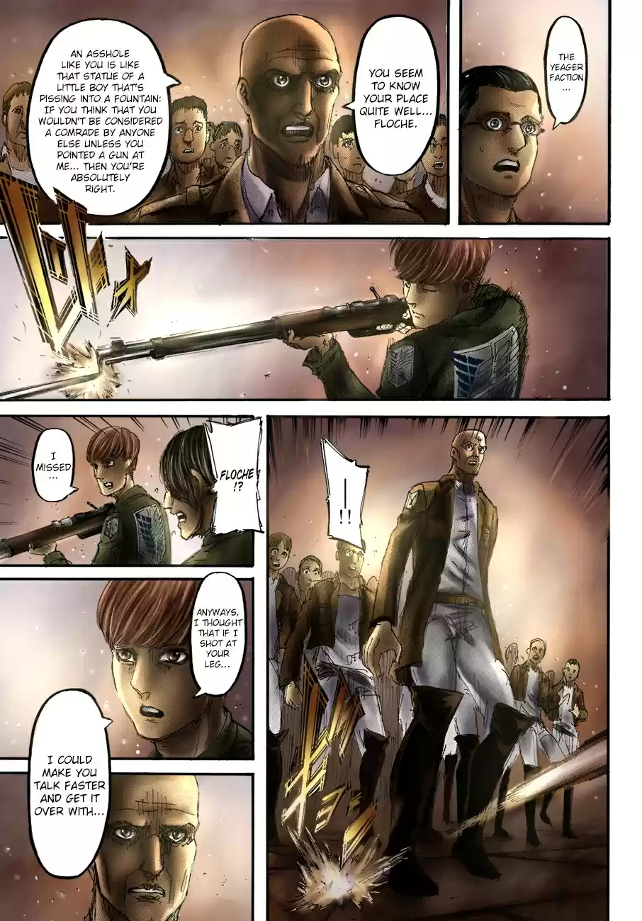 Shingeki no Kyojin (fan colored) Ch. 113 Violence