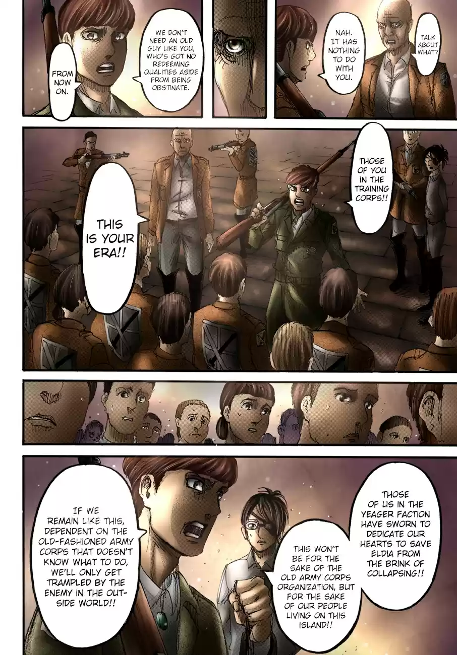 Shingeki no Kyojin (fan colored) Ch. 113 Violence