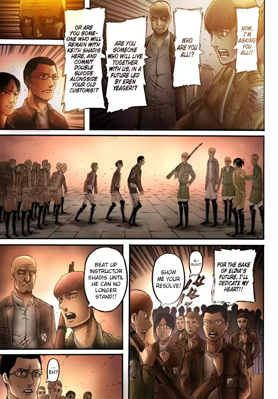 Shingeki no Kyojin (fan colored) Ch. 113 Violence