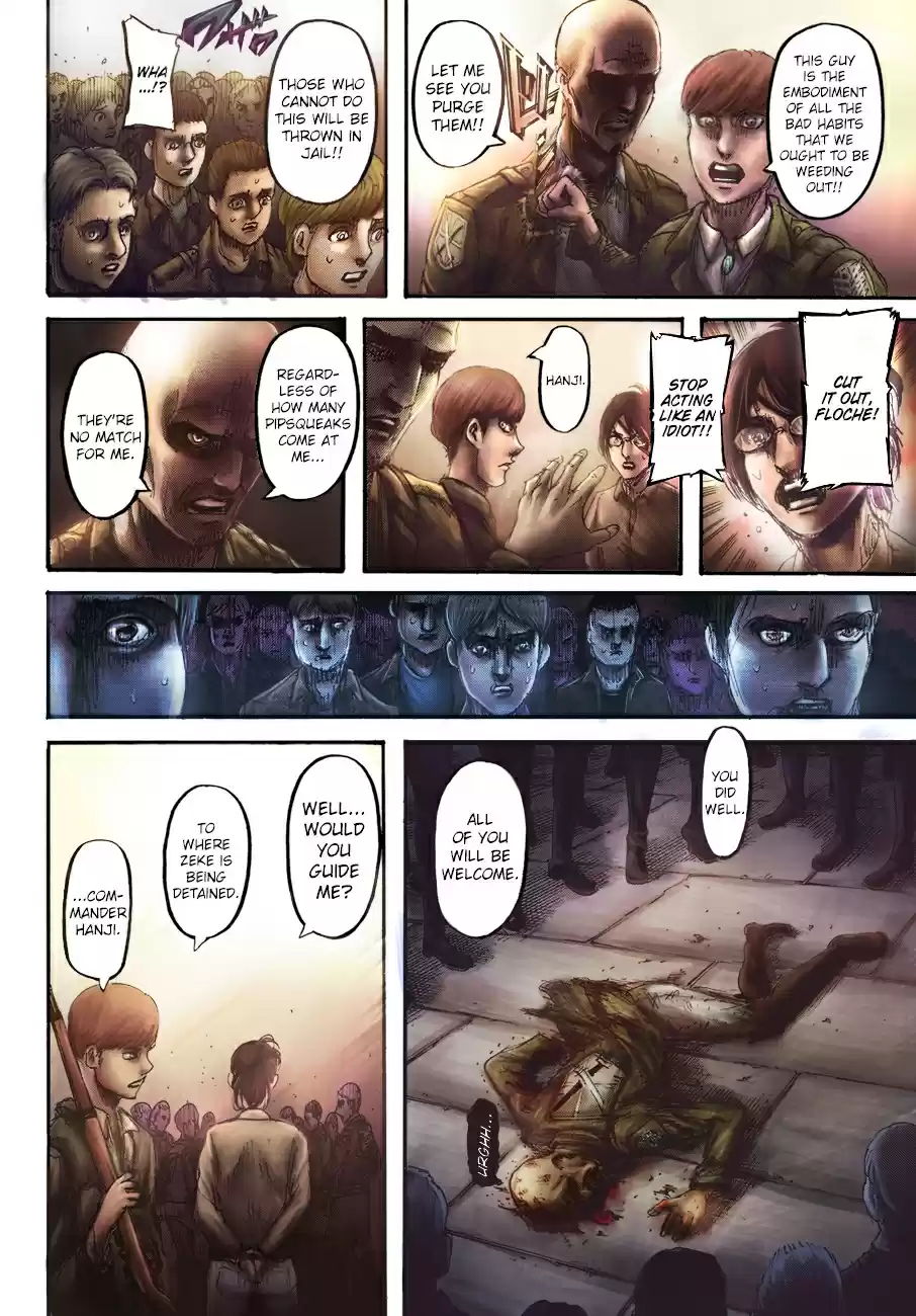 Shingeki no Kyojin (fan colored) Ch. 113 Violence