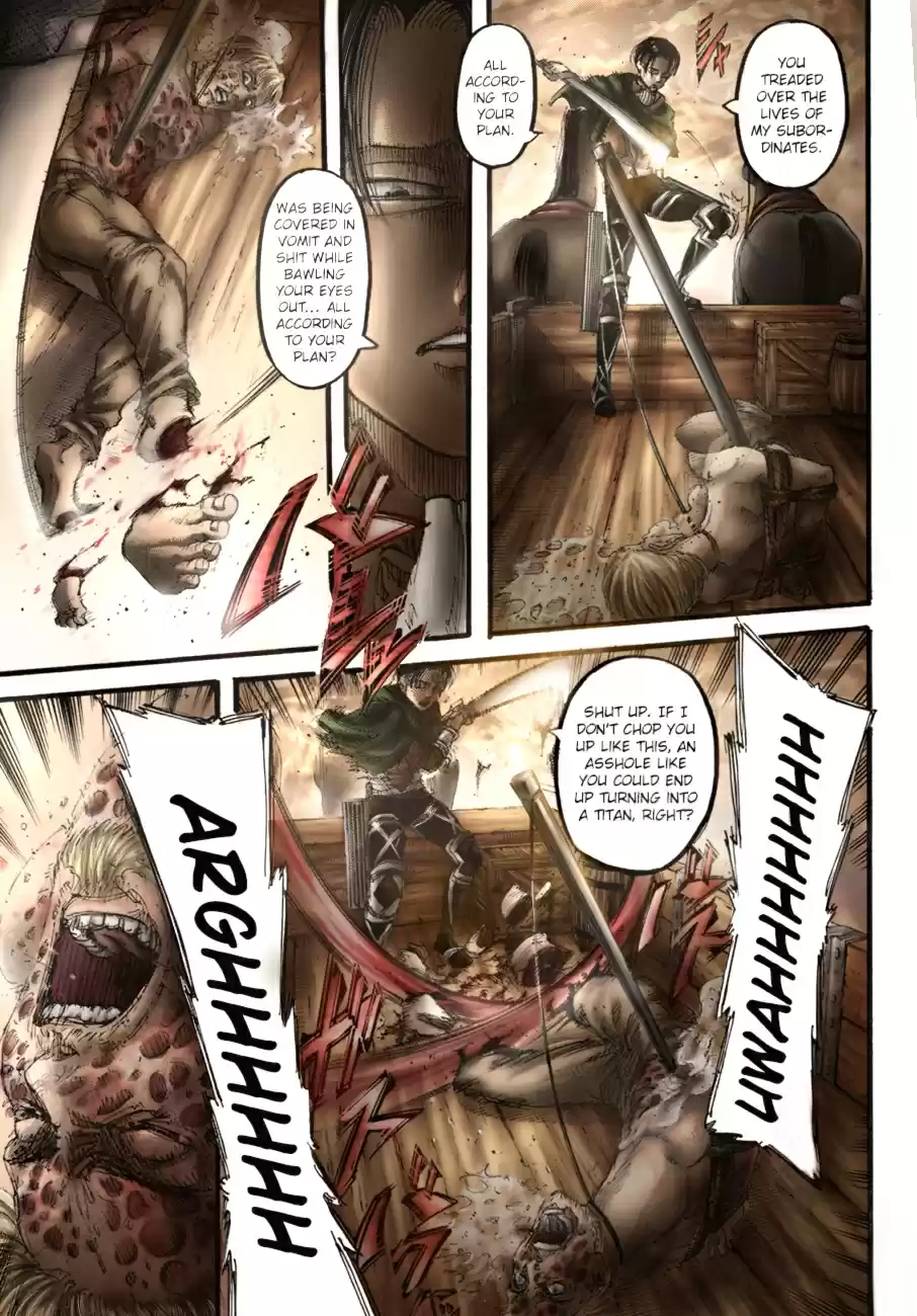 Shingeki no Kyojin (fan colored) Ch. 113 Violence