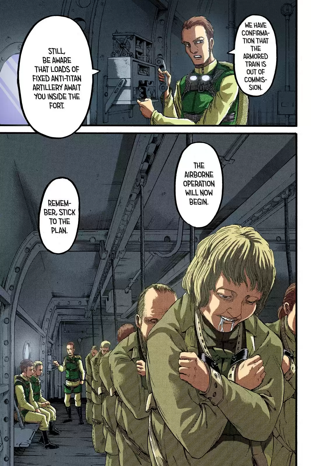 Shingeki no Kyojin (fan colored) Vol. 23 Ch. 92 Marley's Soldiers