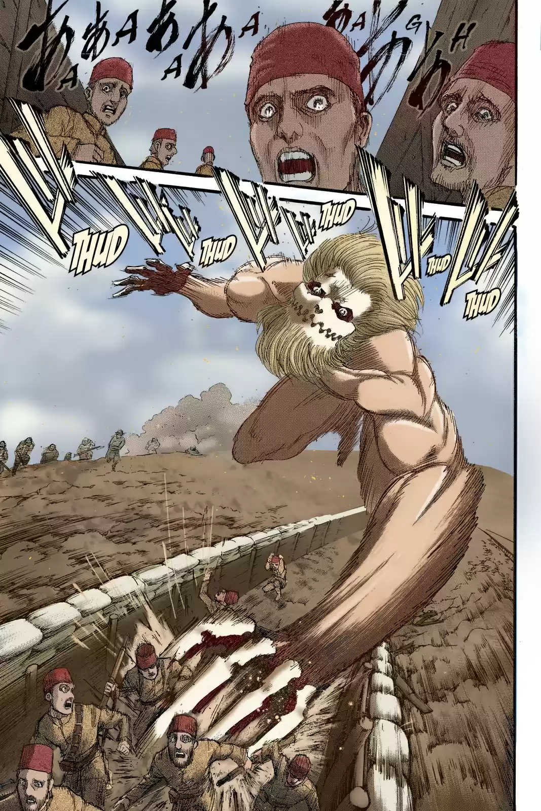 Shingeki no Kyojin (fan colored) Vol. 23 Ch. 92 Marley's Soldiers