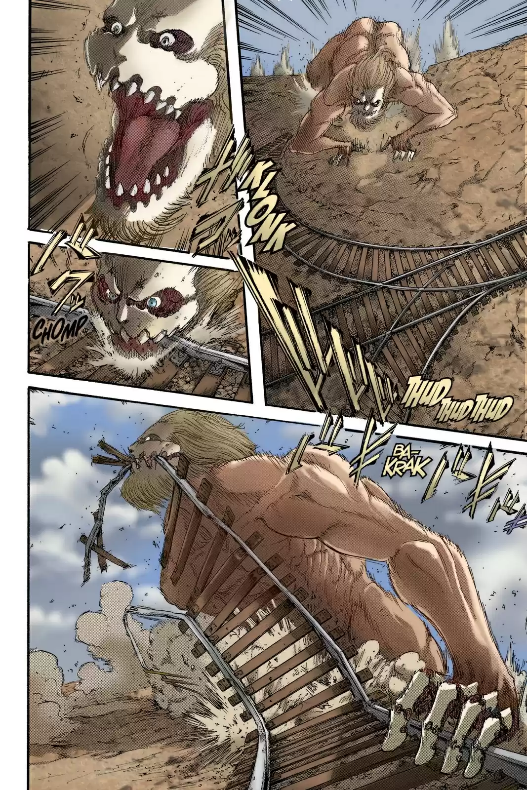 Shingeki no Kyojin (fan colored) Vol. 23 Ch. 92 Marley's Soldiers