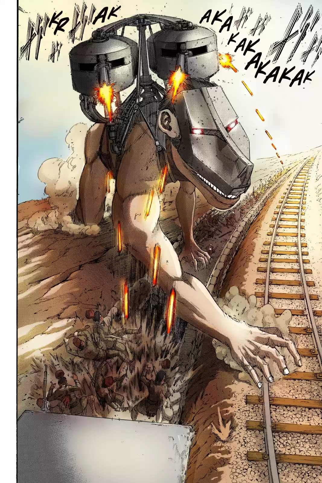 Shingeki no Kyojin (fan colored) Vol. 23 Ch. 92 Marley's Soldiers