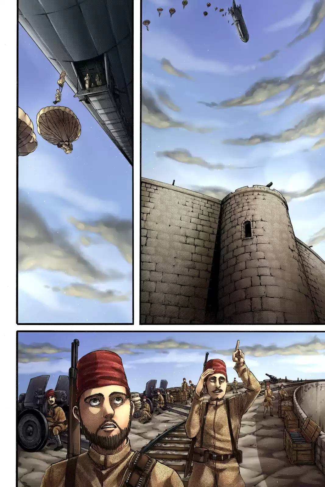 Shingeki no Kyojin (fan colored) Vol. 23 Ch. 92 Marley's Soldiers