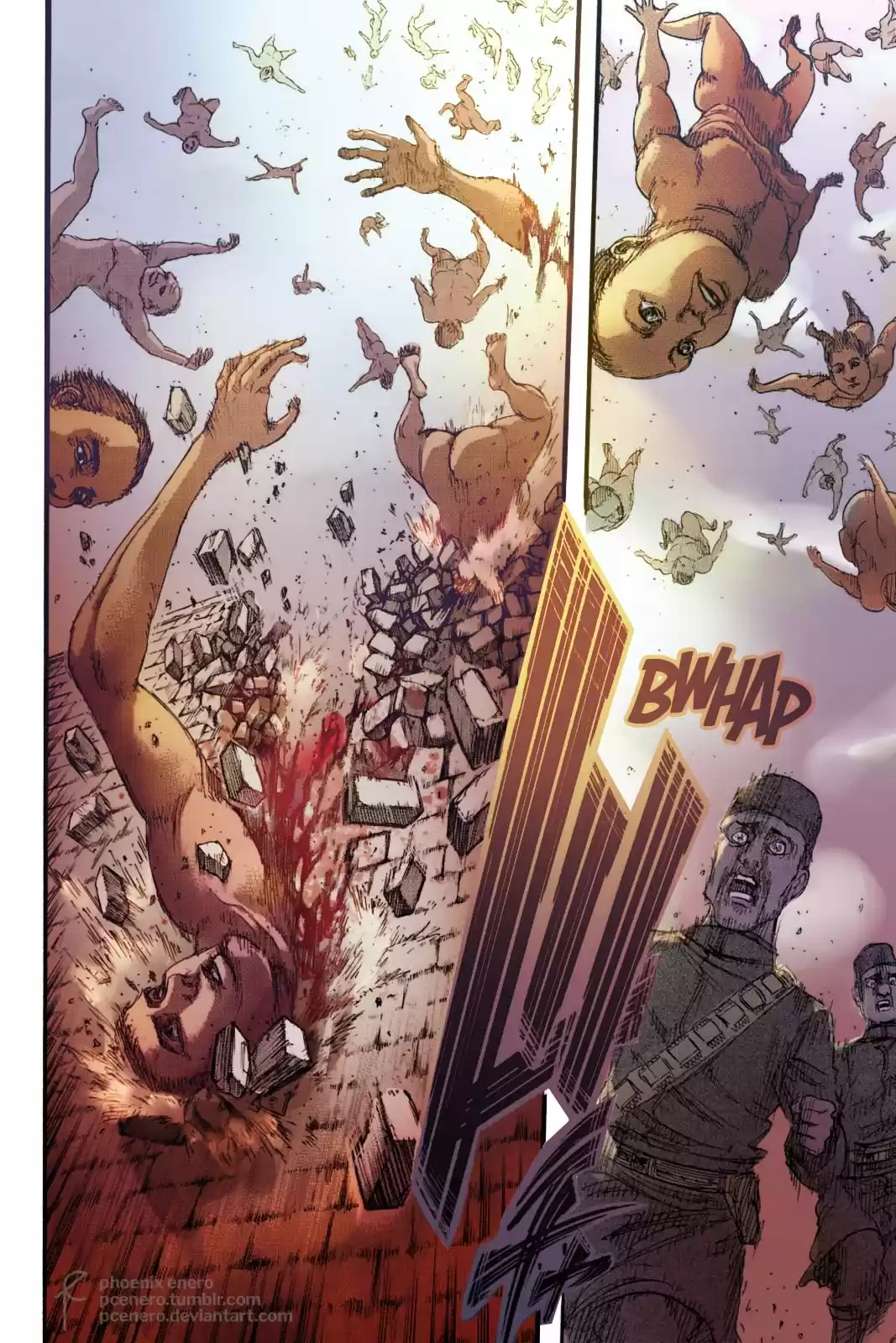 Shingeki no Kyojin (fan colored) Vol. 23 Ch. 92 Marley's Soldiers