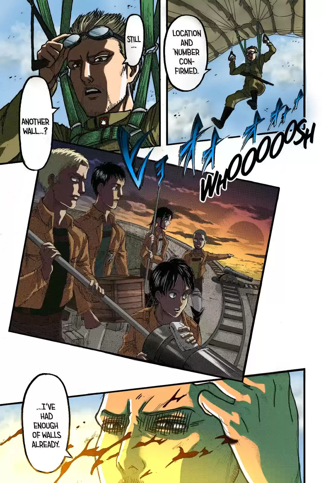 Shingeki no Kyojin (fan colored) Vol. 23 Ch. 92 Marley's Soldiers