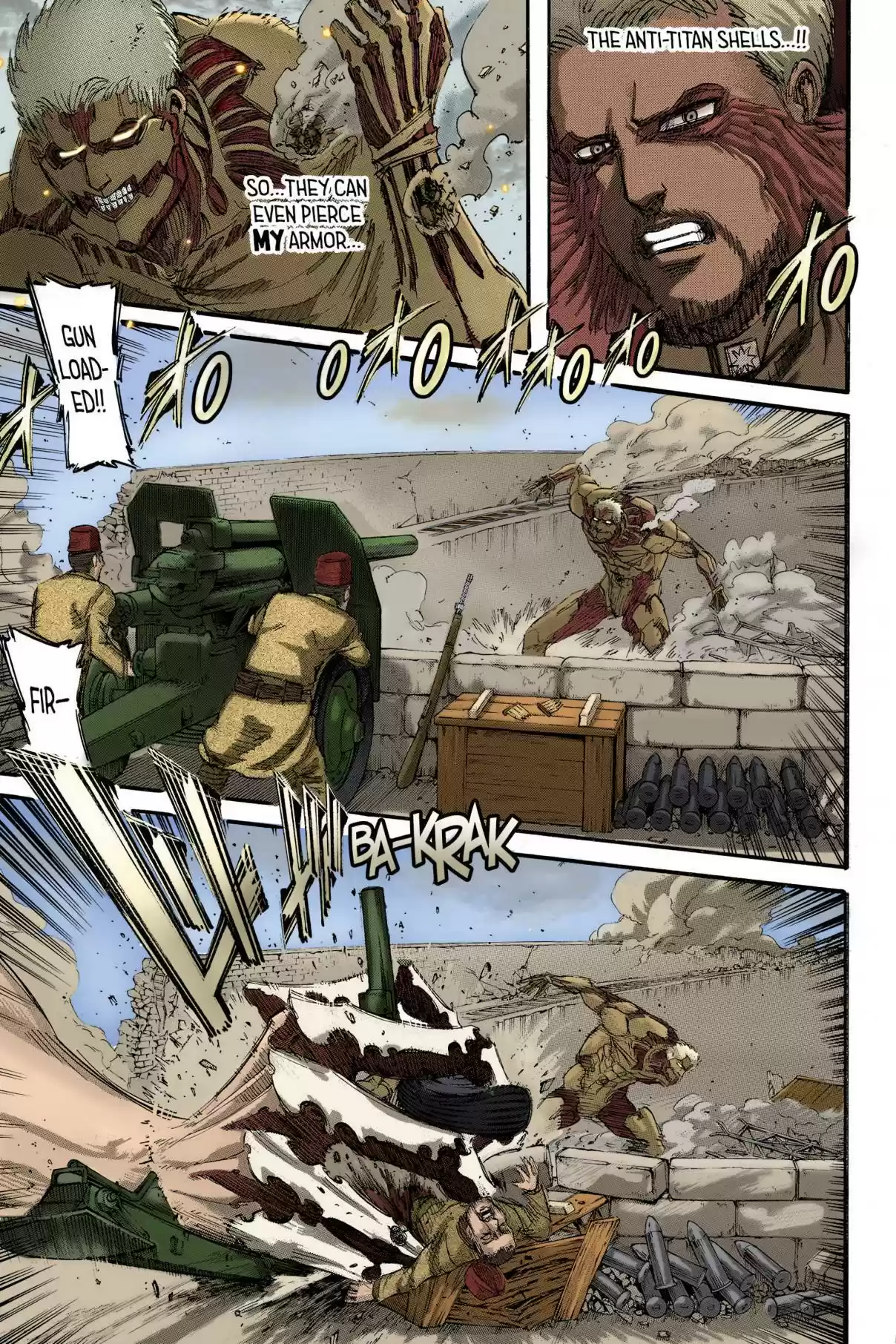 Shingeki no Kyojin (fan colored) Vol. 23 Ch. 92 Marley's Soldiers