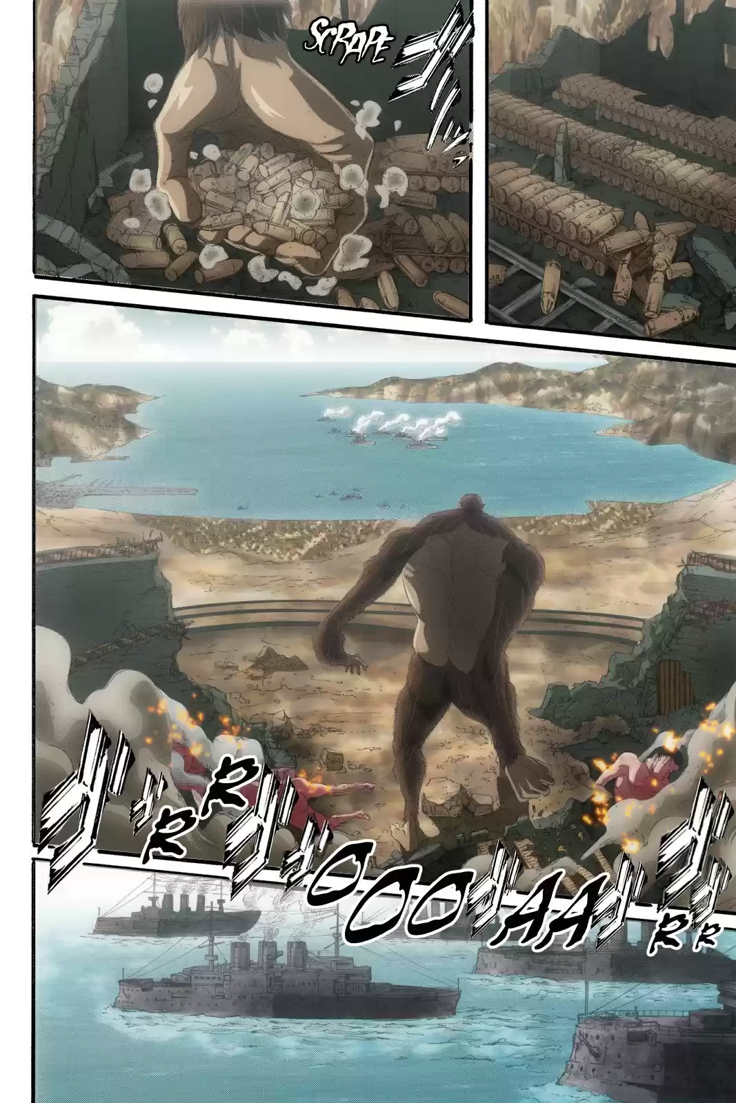 Shingeki no Kyojin (fan colored) Vol. 23 Ch. 92 Marley's Soldiers