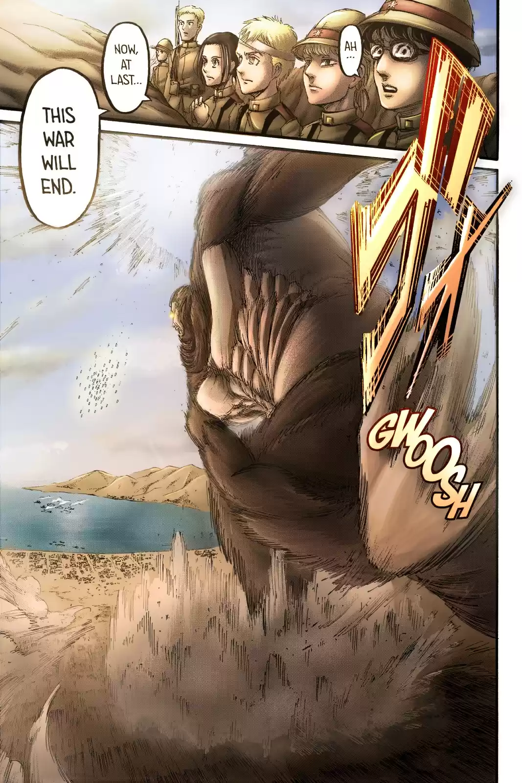 Shingeki no Kyojin (fan colored) Vol. 23 Ch. 92 Marley's Soldiers