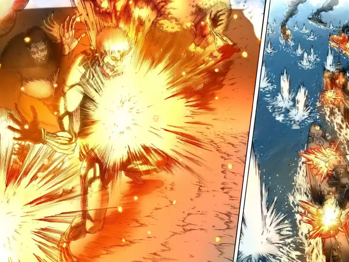 Shingeki no Kyojin (fan colored) Vol. 23 Ch. 92 Marley's Soldiers