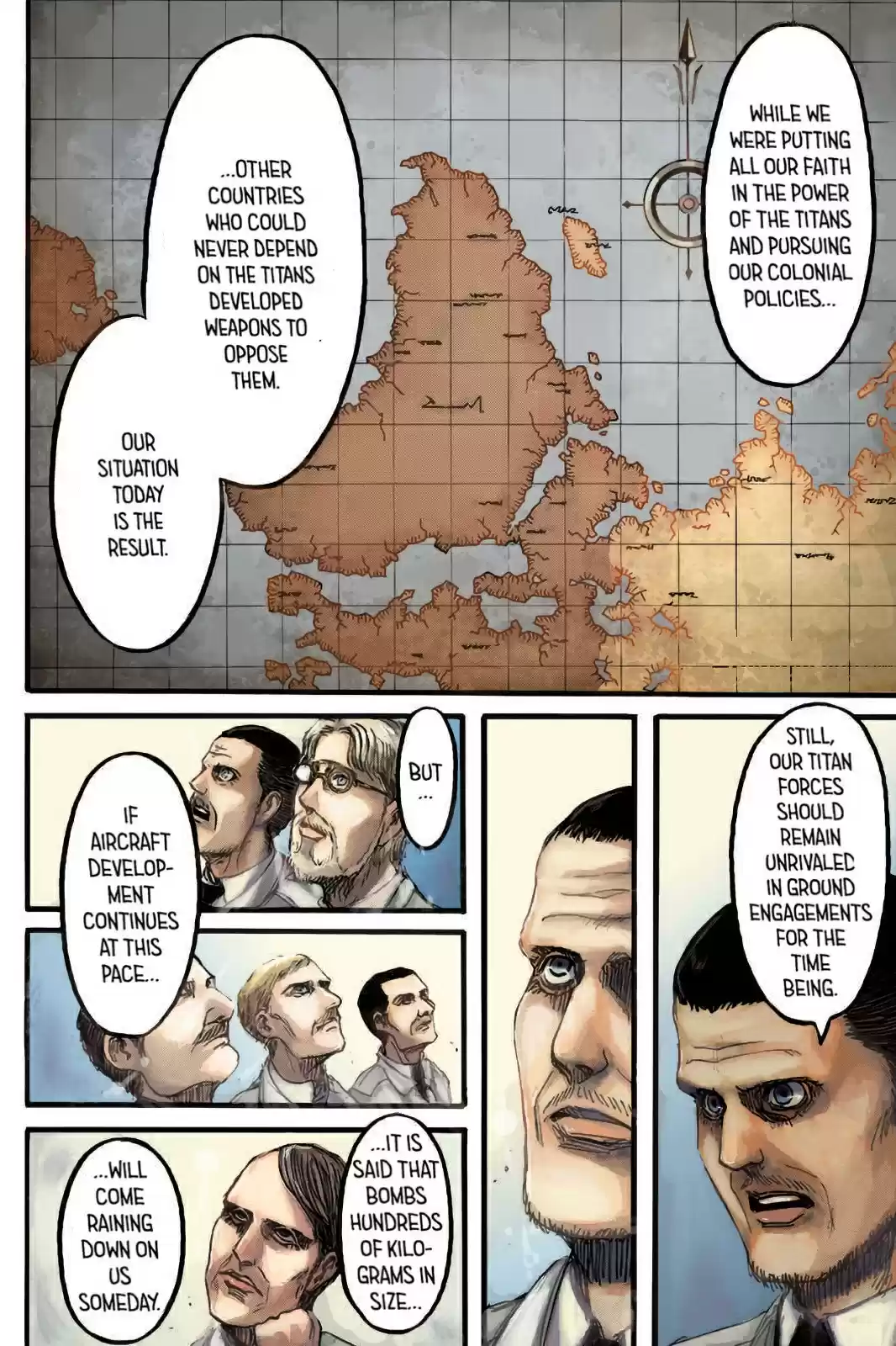 Shingeki no Kyojin (fan colored) Vol. 23 Ch. 93 Midnight Train