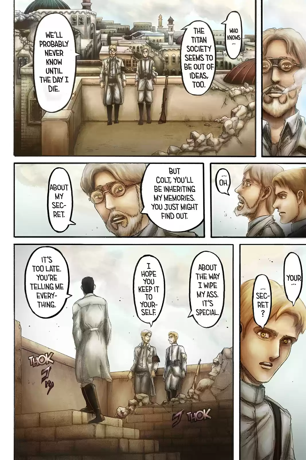 Shingeki no Kyojin (fan colored) Vol. 23 Ch. 93 Midnight Train