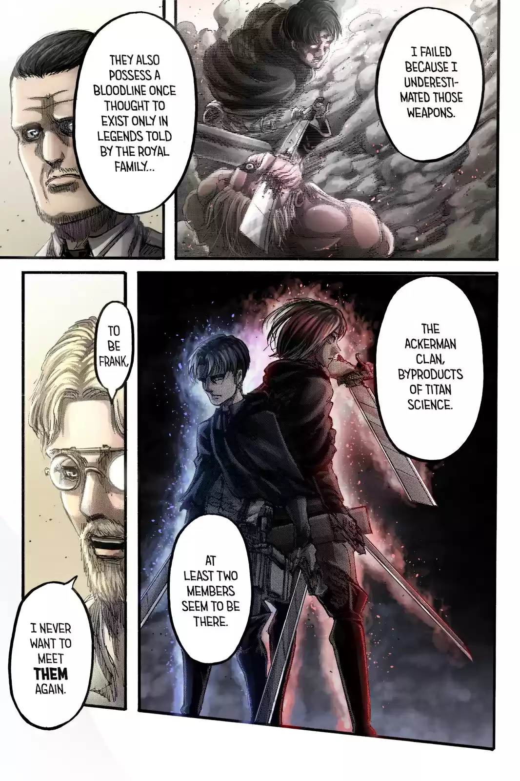 Shingeki no Kyojin (fan colored) Vol. 23 Ch. 93 Midnight Train