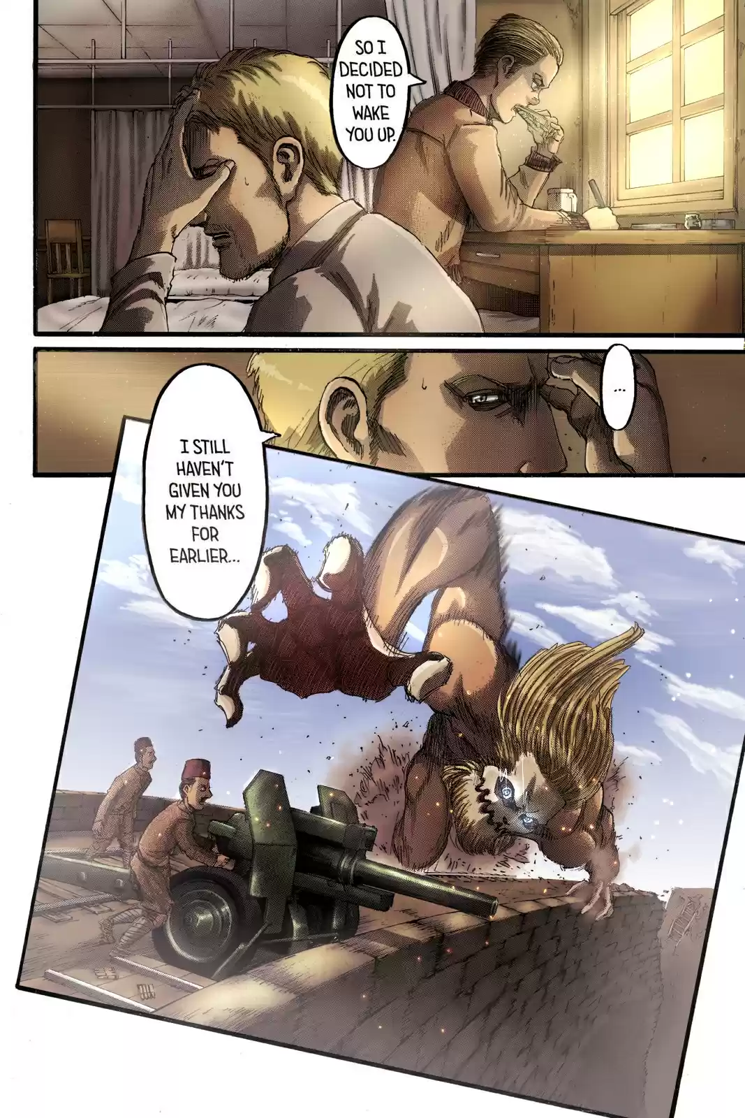 Shingeki no Kyojin (fan colored) Vol. 23 Ch. 93 Midnight Train