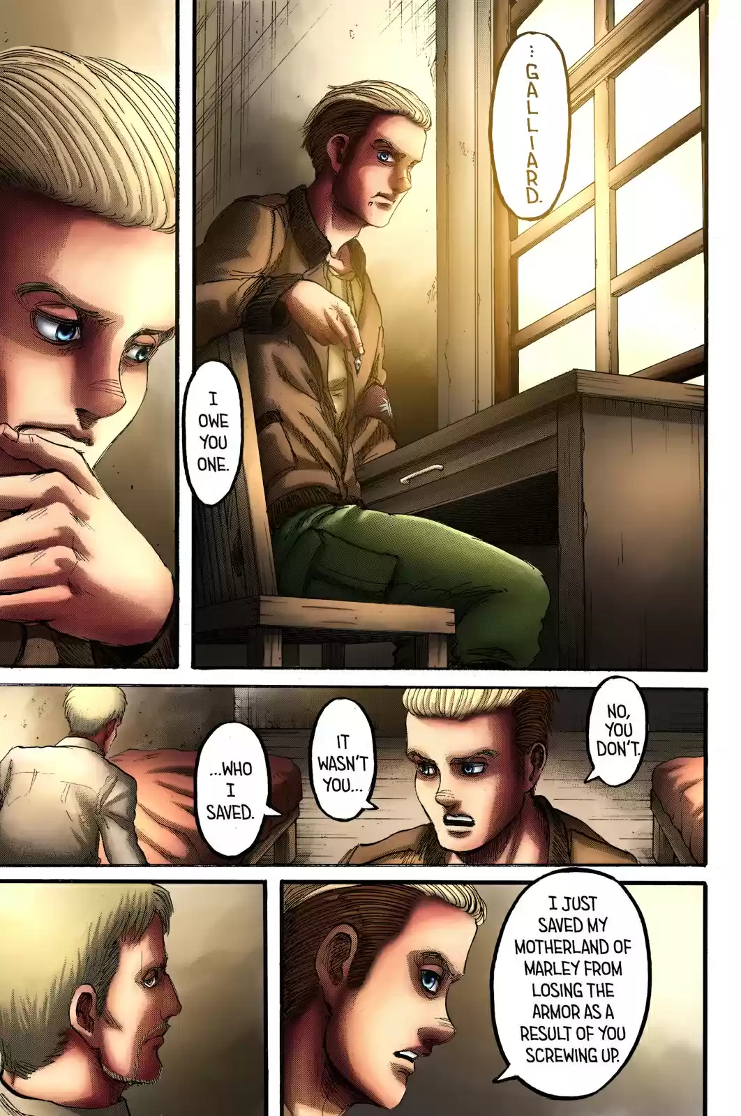 Shingeki no Kyojin (fan colored) Vol. 23 Ch. 93 Midnight Train