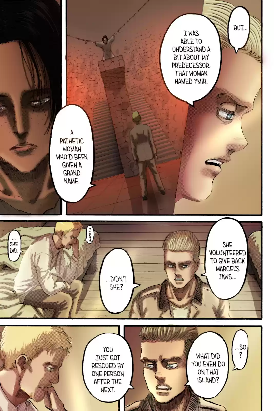 Shingeki no Kyojin (fan colored) Vol. 23 Ch. 93 Midnight Train
