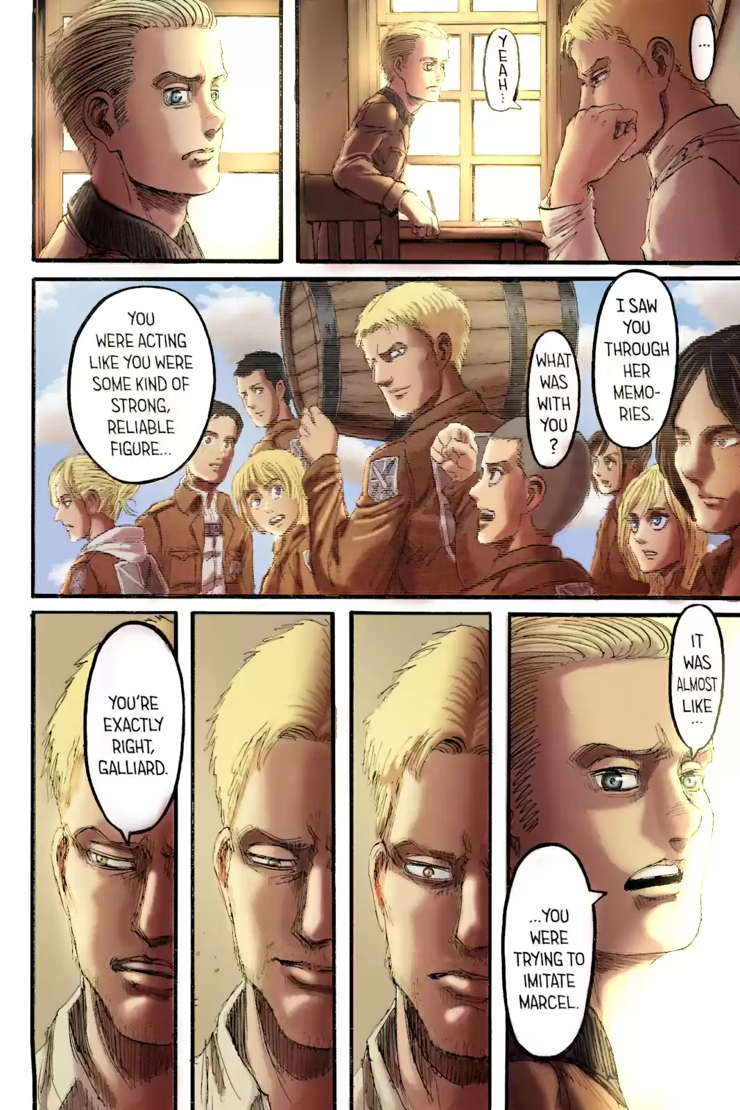 Shingeki no Kyojin (fan colored) Vol. 23 Ch. 93 Midnight Train