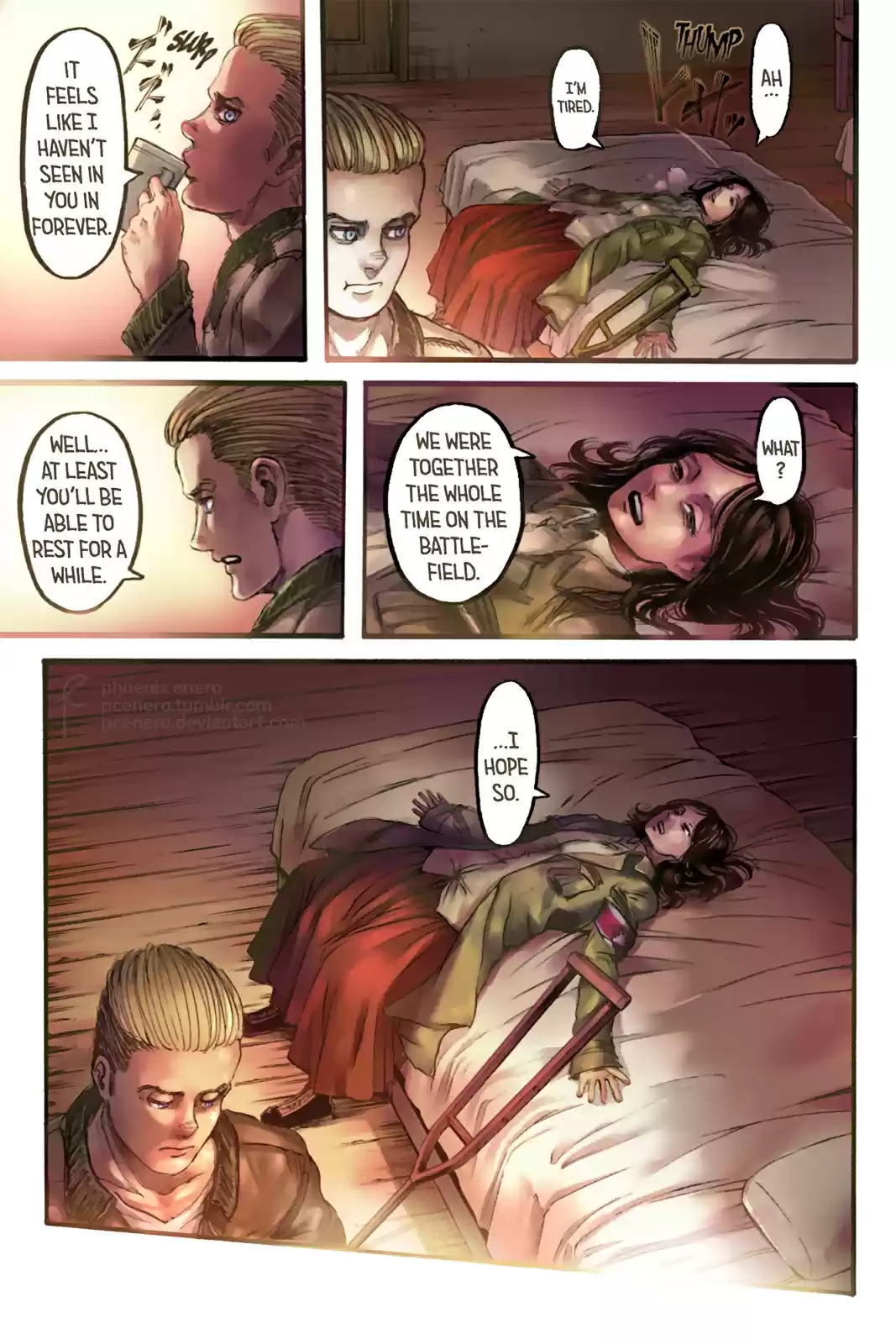 Shingeki no Kyojin (fan colored) Vol. 23 Ch. 93 Midnight Train